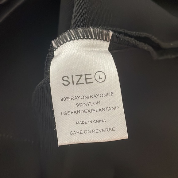 ✨NWOT✨ SEXY little black dress, size L - Picture 5 of 5